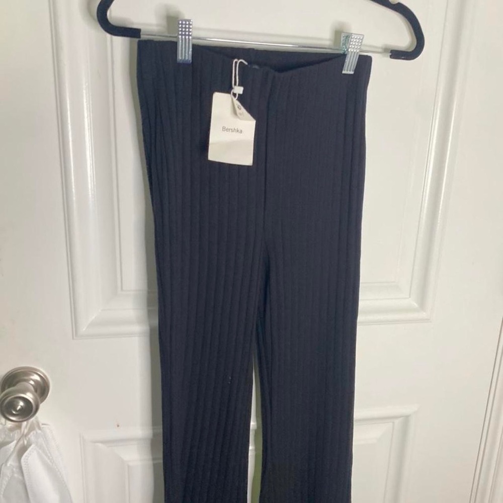 brand new with tags bershka ribbed flare pants